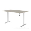 Manual Height Adjustable Standing Desk Frame Hand Crank Adjustable Table With Office Furniture